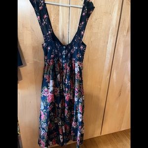 Free People Navy Floral Dress. Woman’s size M.
